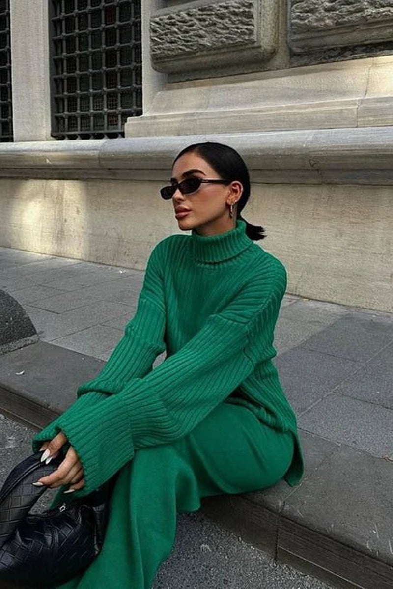 Winter Knitted Loungewear Set