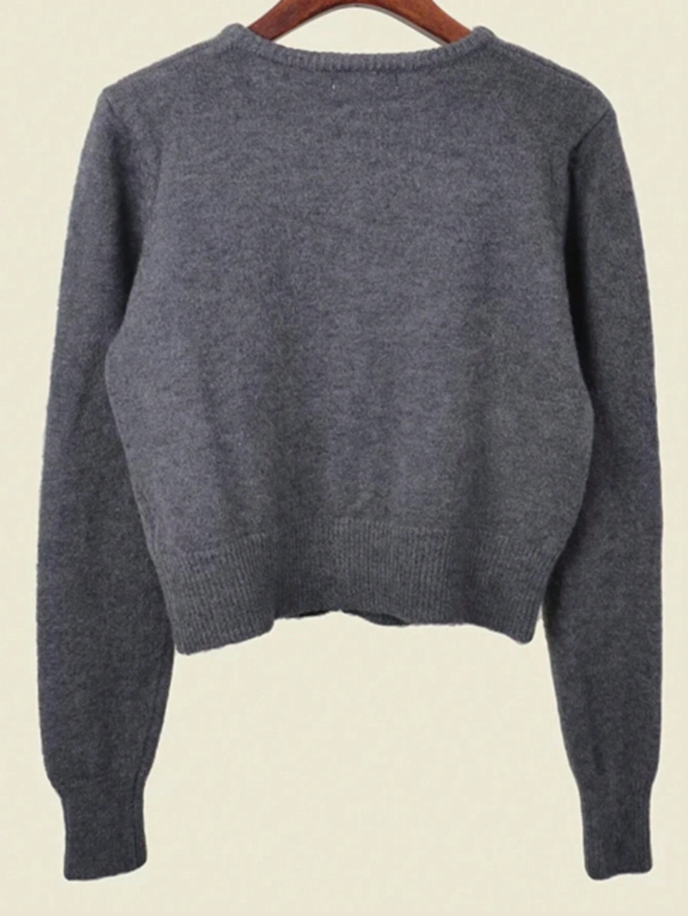 INAWLY Solid Button through Cardigan for Spring and Autumn,Long Sleeve Tops