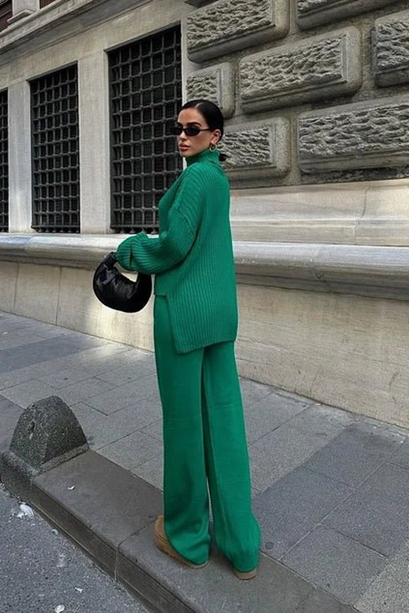 Winter Knitted Loungewear Set
