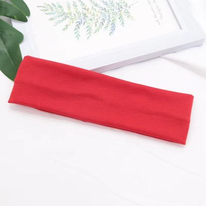 Elastic Cotton Hairband Fashion Headbands for Women Men Solid Running Fitness Yoga Hair Bands Stretch Makeup Hair Accessories